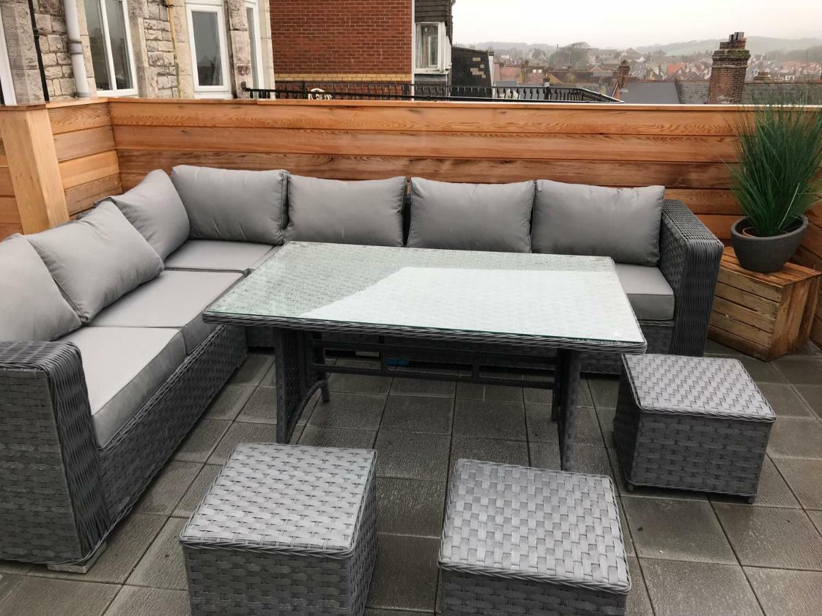 Apartamento Wight View, Flat 2 Rosslyn House Swanage Exterior foto