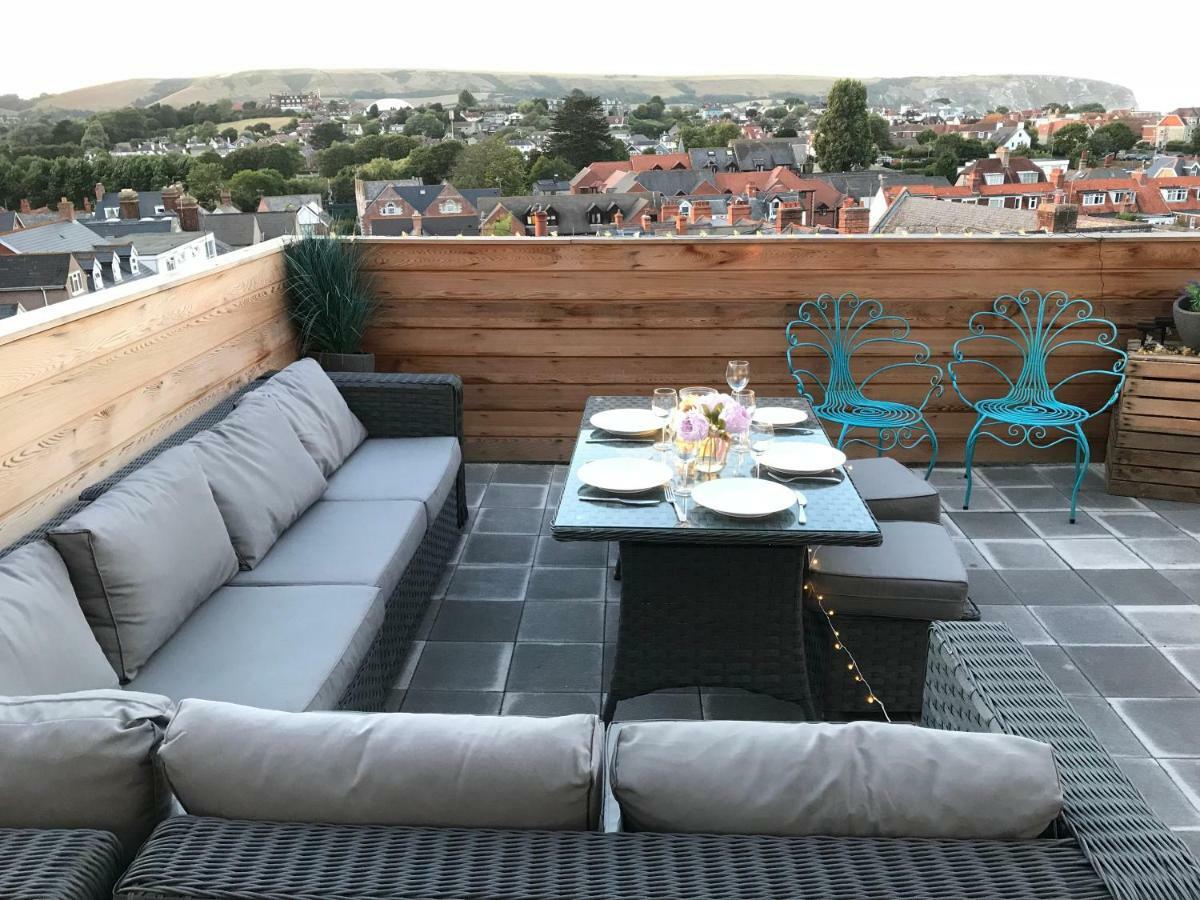 Apartamento Wight View, Flat 2 Rosslyn House Swanage Exterior foto